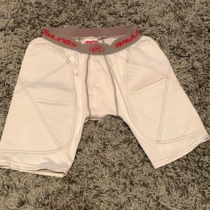 Youth sliding shorts by Rawlings size large